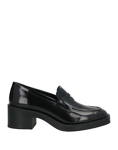 STUART WEITZMAN Loafers Black Leather