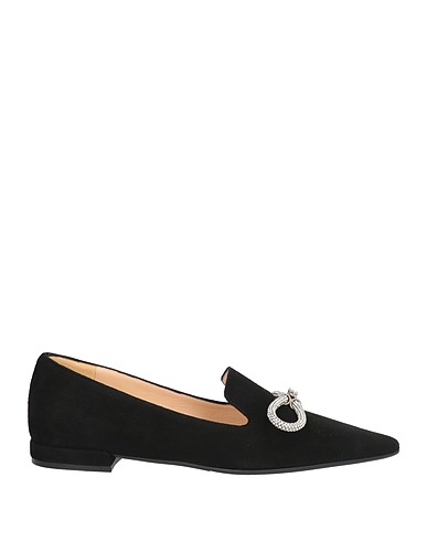 EMMELINE Loafers Black Leather