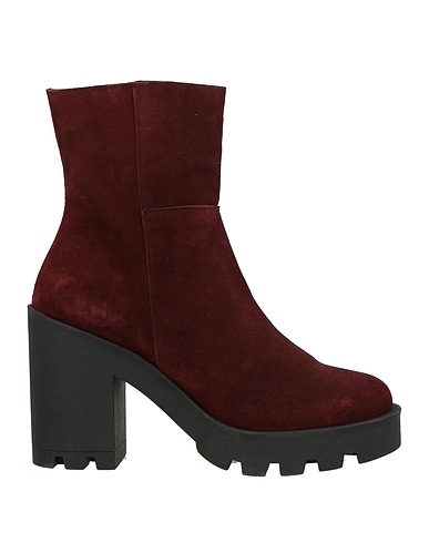 ISLO ISABELLA LORUSSO Ankle boot Burgundy Textile fibers