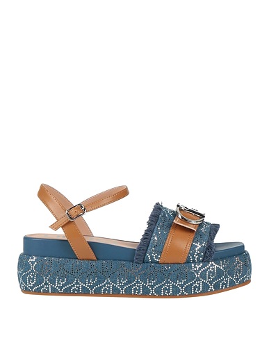 LIU •JO Sandals Blue Textile fibres