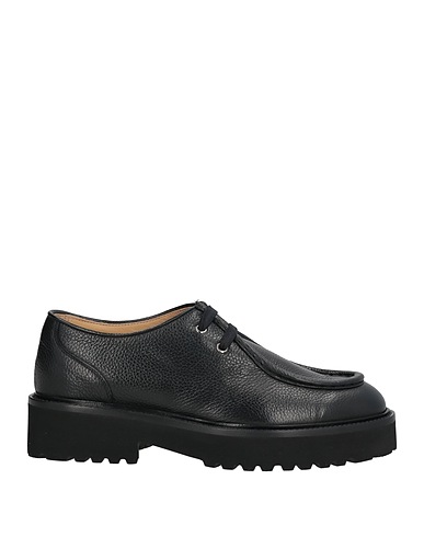 DOUCAL'S Laced shoes Black Leather