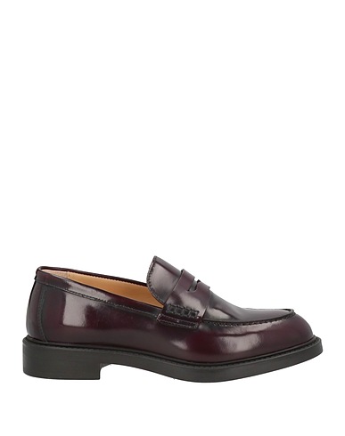 DOUCAL'S Loafers Burgundy Leather
