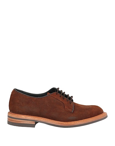 TRICKER'S Laced shoes Chocolate brown Leather