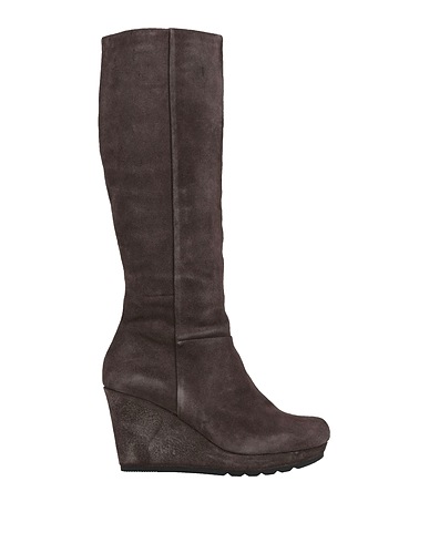 CAFèNOIR OTTOEDIECI Boots Dark brown Leather