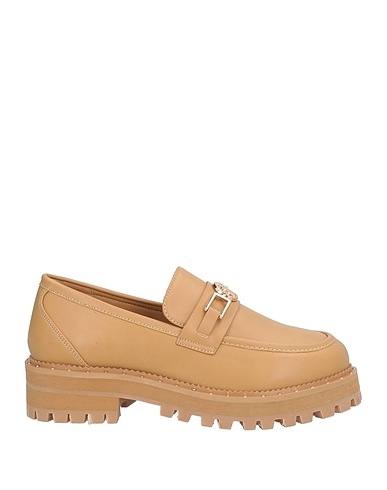 PATRIZIA PEPE Loafers Camel Textile fibers
