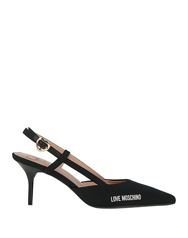 LOVE MOSCHINO Pumps Schwarz Gewebefasern