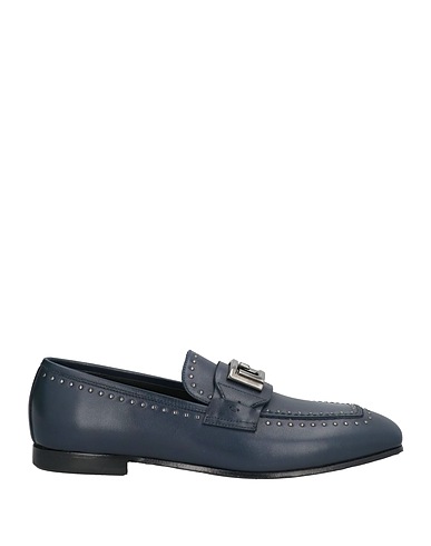 GIOVANNI CONTI Loafers Navy Calfskin