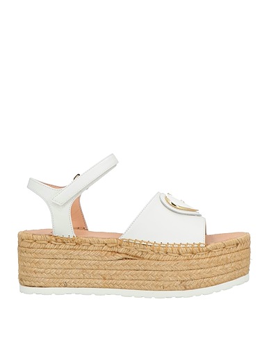 LOVE MOSCHINO Espadrilles White Calfskin