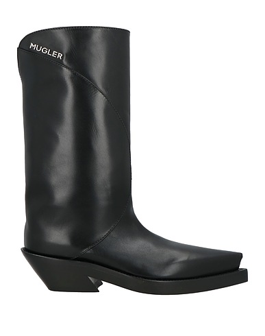MUGLER Boots Black Leather