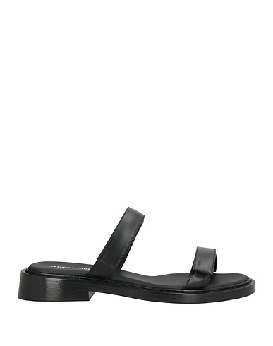 ANN DEMEULEMEESTER Sandals Black Leather