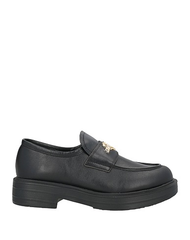LOVE MOSCHINO Mocassino Nero Pelle di vitello