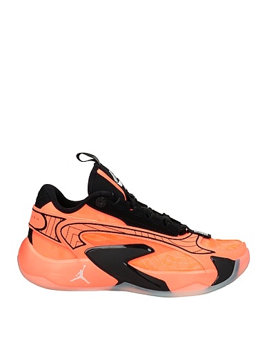 JORDAN Sneakers Orange Textile fibres, Other Fibres
