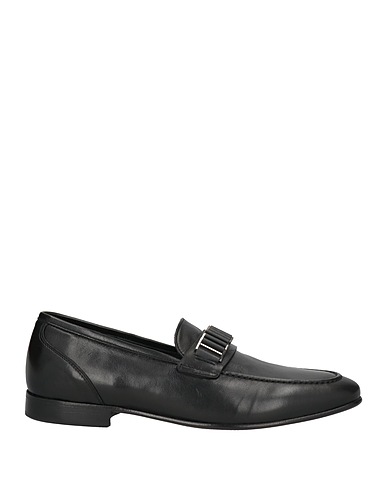 GIOVANNI CONTI Loafers Black Leather