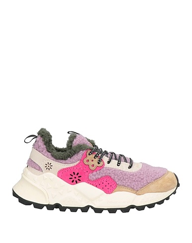 FLOWER MOUNTAIN® Sneakers Lilac Leather, Textile fibres