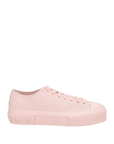 BURBERRY Sneakers Pink Textile fibers, Rubber
