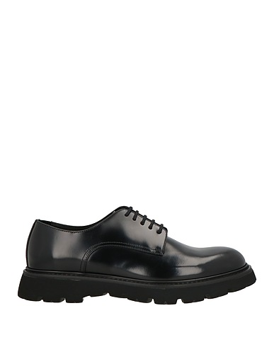 DOUCAL'S Laced shoes Black Leather