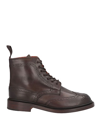 TRICKER'S Ankle boot Dark brown Leather