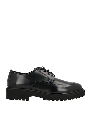 DOUCAL'S Laced shoes Black Leather