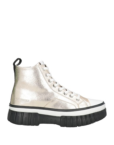 LOVE MOSCHINO Sneakers Platinum Textile fibers
