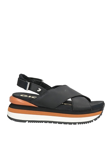 GIOSEPPO Sandals Black Leather