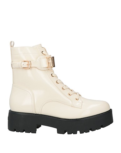 GUESS Ankle boot Ivory Textile fibres