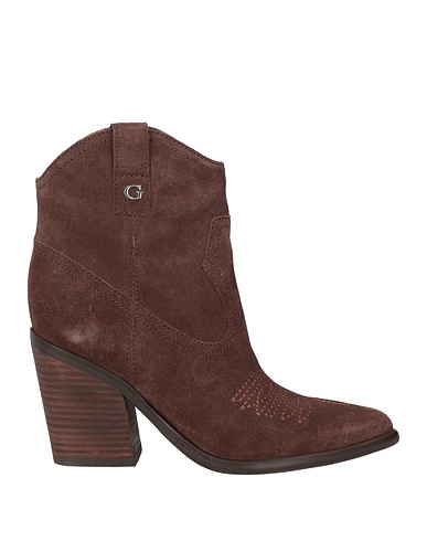 GUESS Stiefelette Dunkelbraun Leder