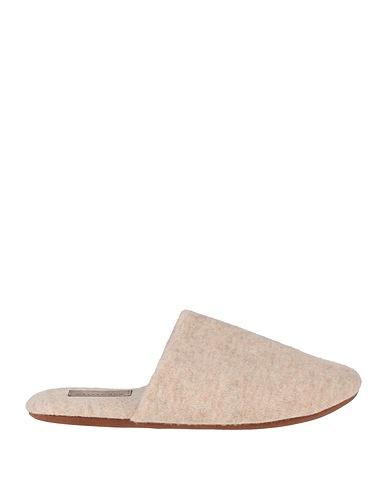 PUROTATTO Slides and slippers Beige 100% Cashmere