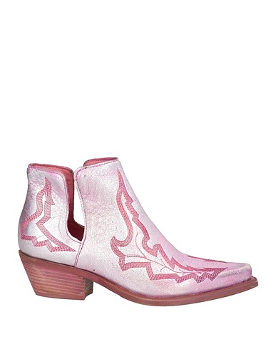 ZOE Ankle boot Pink Leather