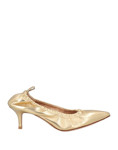 GIANVITO ROSSI Pump Gold Leather