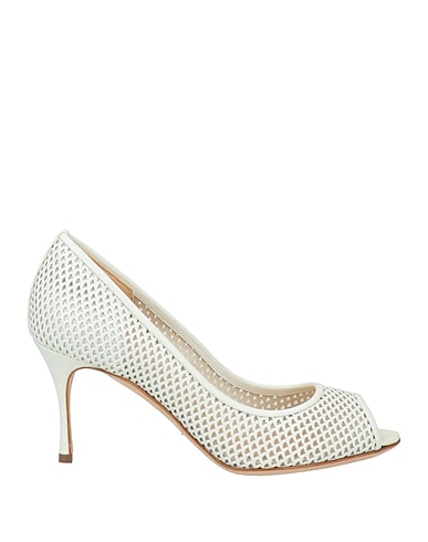 SERGIO ROSSI Court White Leather