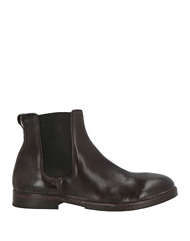 MOMA Ankle boot Dark brown Calfskin