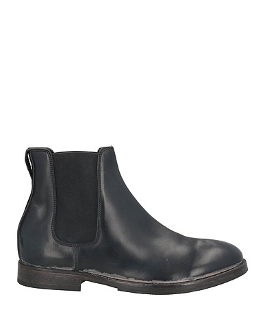 MOMA Stiefelette Schwarz Kalbsleder
