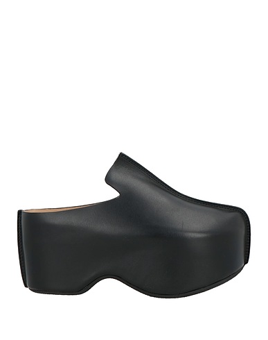 JW ANDERSON Mules and clogs Black Calfskin