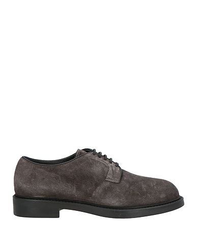 DOUCAL'S Laced shoes Charcoal 100% Sheepskin