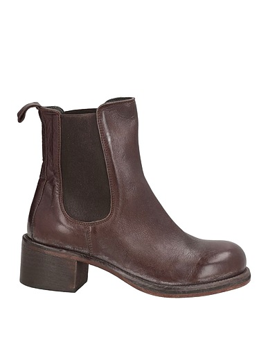 MOMA Ankle boot Dark brown Calfskin