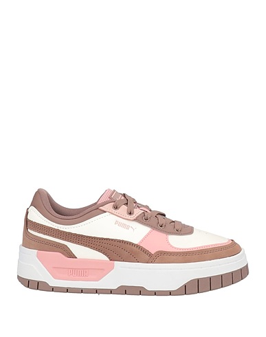 PUMA Sneakers Brown Leather, Textile fibres