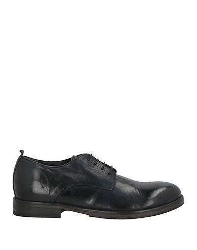 MOMA Schnürschuhe Nachtblau Kalbshaar