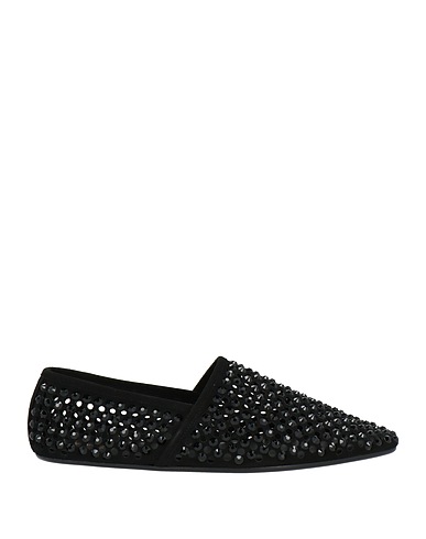 SAINT LAURENT Loafers Black Leather