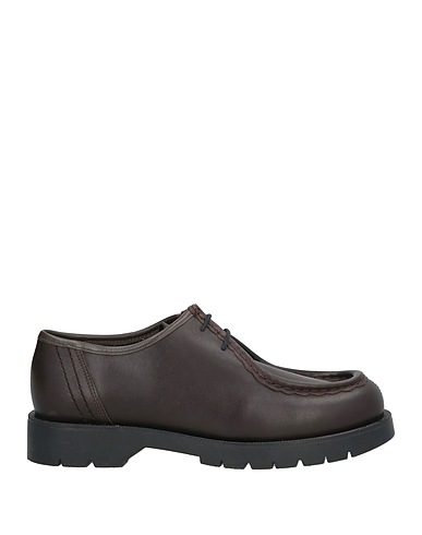 KLEMAN Laced shoes Dark brown Leather