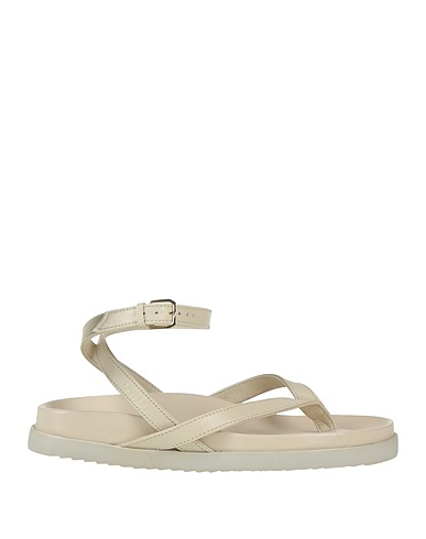 PATRIZIA PEPE Flip flops Cream Leather