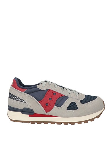 SAUCONY Sneakers Grey Leather, Textile fibres