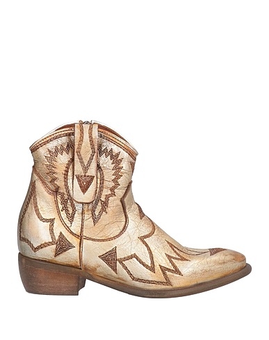 ZOE Stiefelette Platin Leder