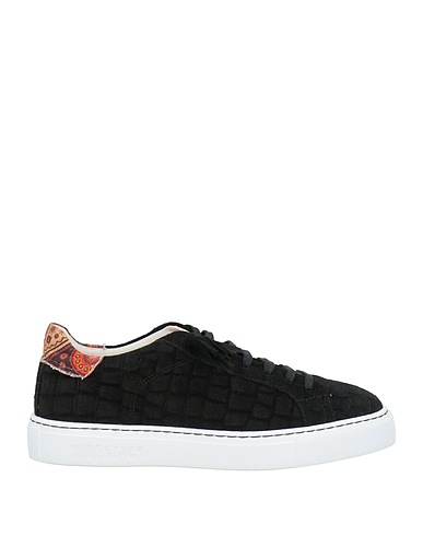 HIDE & JACK Sneakers Black Leather, Textile fibres