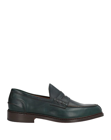 TRICKER'S Loafers Dark green Leather