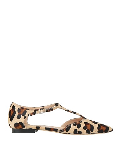 P.A.R.O.S.H. Ballet flats Beige Leather