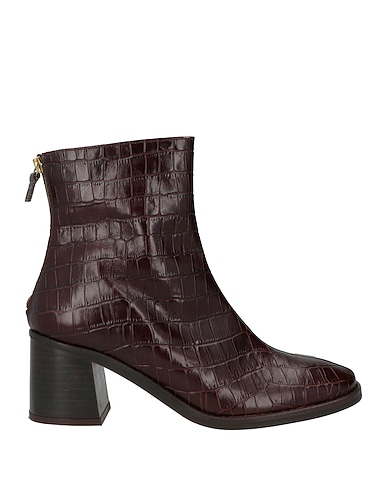 MIISTA Ankle boot Dark brown Leather