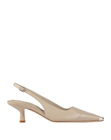 BURBERRY Décolleté Tortora Pelle
