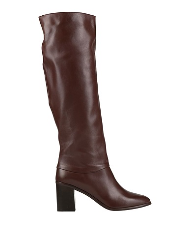 OTTOD'AME Boots Dark brown Leather