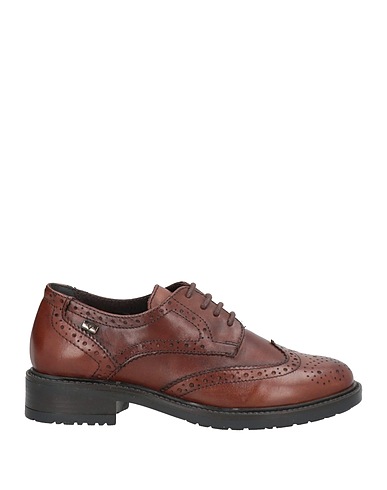 VALLEVERDE Schnürschuhe Braun Leder