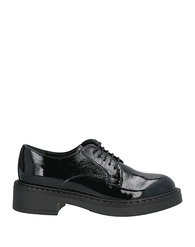 FRAU Schnürschuhe Schwarz Leder